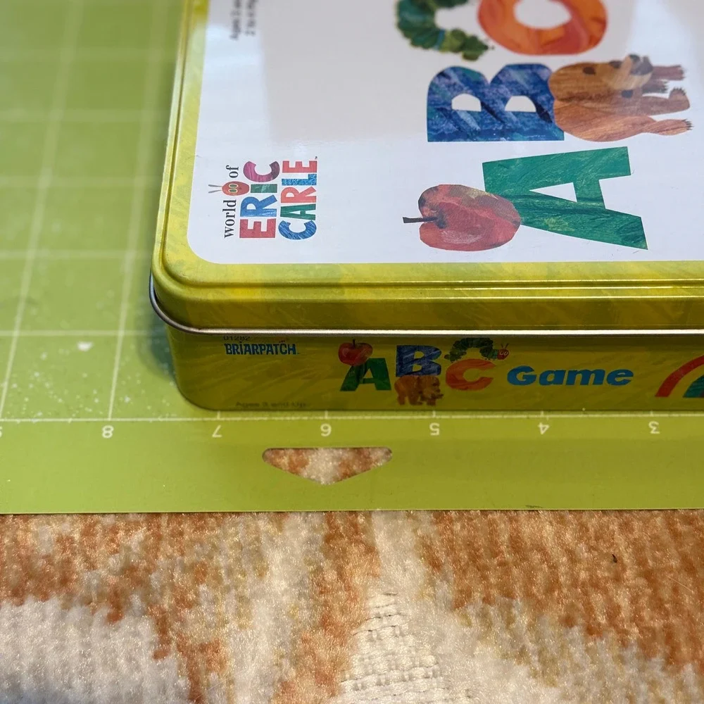 The World of Eric Carle ABC Game Tin Briarpatch Educational Learning for Kids 3+